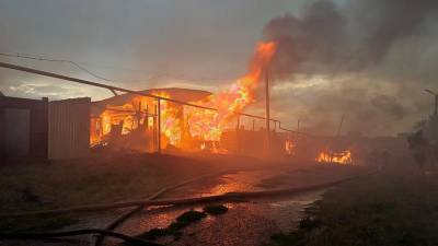 В Башкирии из-за удара молнии сгорели два дома