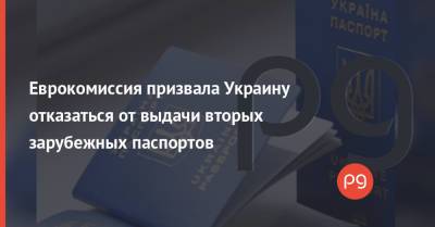 Еврокомиссия призвала Украину отказаться от выдачи вторых зарубежных паспортов