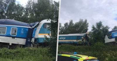 В Чехии столкнулись поезда: есть погибшие, десятки пострадавших. Фото