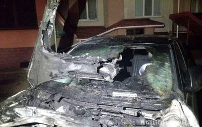 Сожгли автомобиль депутата Ровенского облсовета