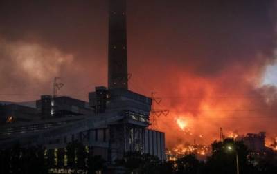 В Турции предотвратили пожар на электростанции