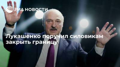 Президент Белоруссии Лукашенко поручил силовикам закрыть каждый метр границы