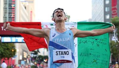 Итальянец Стано выиграл золото Олимпиады в ходьбе на 20 км
