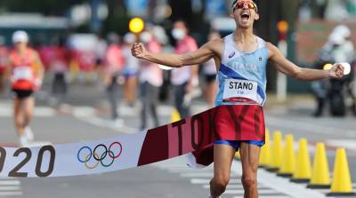 Итальянец Массимо Стано выиграл Олимпиаду в ходьбе на 20 км