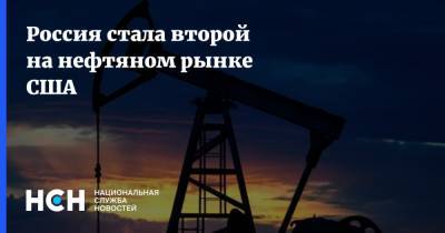 Россия стала второй на нефтяном рынке США