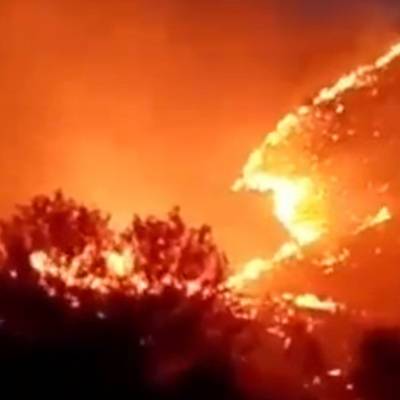 Угрозы для российских туристов в связи с лесными пожарами в Греции нет