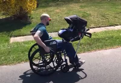 В США школьники создали устройство для прогулки с младенцем взрослого в инвалидной коляске – Учительская газета