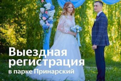 Выездную свадебную церемонию можно провести в одном из живописных уголков Серпухова