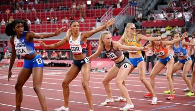 Украинки не прошли в финал олимпийской эстафеты на 400 метров
