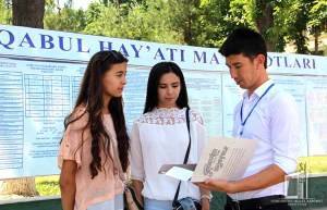 Упало на полмиллиона количество узбекистанцев-абитуриентов в вузы