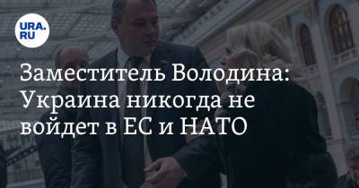Заместитель Володина: Украина никогда не войдет в ЕС и НАТО