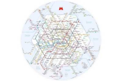 Дизайнер Константин Коновалов представил дизайн схемы московского метро в 2030 году