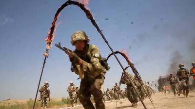 Совместные военные учения России и Узбекистана на полигоне Термез — видео