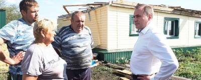 Врио главы Мордовии посетил Старошайговский район, жители которого пострадали от урагана