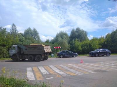 В Александро-Невском районе произошло массовое ДТП с КамАЗом