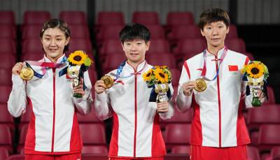 Сборная Китая выиграла женский командный турнир по настольному теннису на Олимпиаде - sportarena.com - Китай - Южная Корея - Гонконг - Гонконг - Германия - Япония - штат Мэн