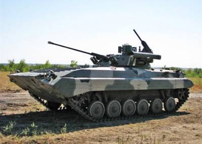 Таманцы получают модернизированные БМП-2М с боевым модулем «Бережок»