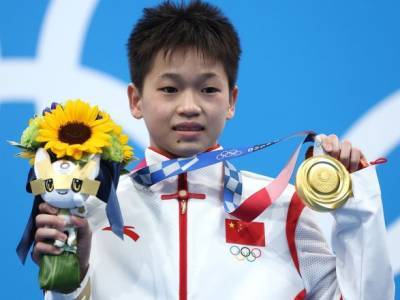 Олимпиада-2020: золото в прыжках с десятиметровой вышки взяла 14-летняя спортсменка из Китая - unn.com.ua - Китай - Украина - Киев - Токио