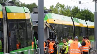 В Польше при столкновении двух трамваев пострадали более 30 человек
