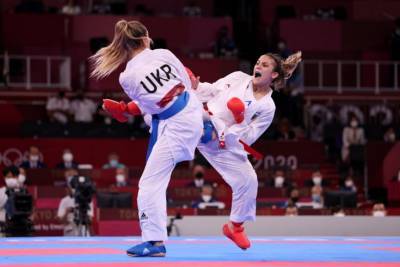 Украинская каратистка Анжелика Терлюга взяла "серебро" на Олимпиаде в Токио