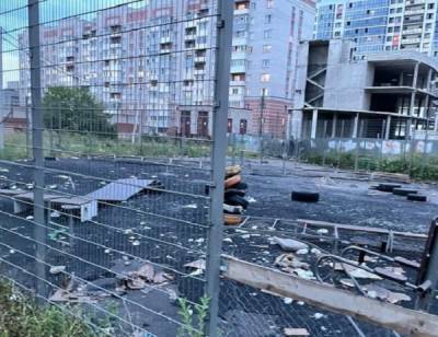 В Вологде вандалы уничтожили спортивную площадку