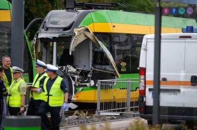 В Польше столкнулись трамваи, более 30 пассажиров получили травмы