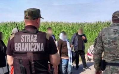 Украинец пытался забрать на польско-белорусской границе нескольких нелегалов, его задержали