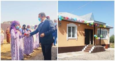 14 семьям селения Иттифок Вахшского района вручены ключи от новых домов