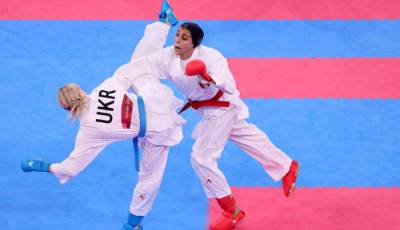 Украинка Серегина не вышла в полуфинал олимпийского турнира по каратэ
