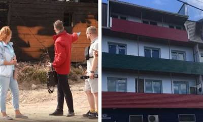 Жители Соломенного воюют с застройщиком, который возводит незаконные многоквартирные дома: одного активиста даже побили