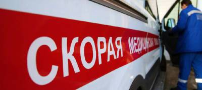 Мотоциклист без прав попал в ДТП на сельской дороге в Карелии