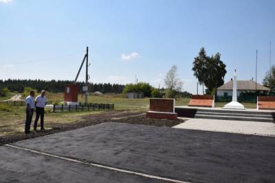 В селе Конополянка Инжавинского района идёт строительство мемориала