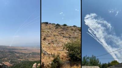 Ракетный залп из Ливана по Израилю, сработал "Железный купол"