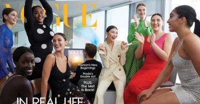Белла Хадид - Кайя Гербер - Леон Лурдес - Белла Хадид, Кайя Гербер и дочь Мадонны Лурдес вместе снялись для обложки Vogue - skuke.net - Нью-Йорк - Нью-Йорк
