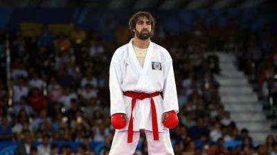 Азербайджанский каратист одержал победу в первом поединке на Олимпиаде в Токио