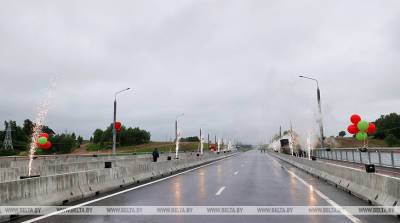 В Гродно по новому мосту 7 августа откроют движение общественного транспорта