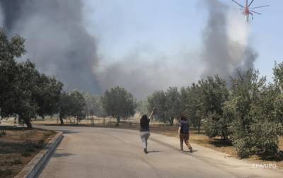Лесные пожары в Греции: эвакуированы более 600 человек
