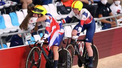 Британские велогонщицы выиграли первое олимпийское золото в мэдисоне
