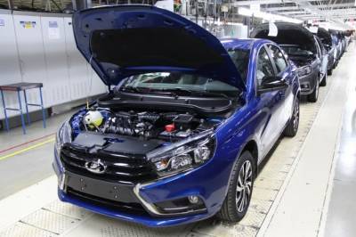 Производство LADA Vesta в 1 полугодии выросло на 60%