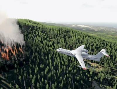 Росгвардия задействована в тушении лесного пожара в Мордовии