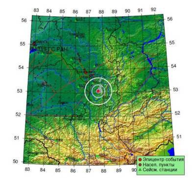 Землетрясение зарегистрировали на юге Кузбасса