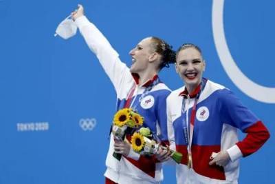 Лидерское выступление российских синхронисток на Олимпийских играх в Токио. ВИДЕО