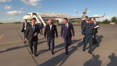 Владимир Путин прибыл с рабочей поездкой в Челябинскую область