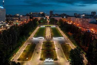 Нижегородец сфотографировал с высоты, как выглядит площадь Горького в темное время