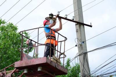 Наружное освещение восстановили на 23 участках улиц в Курске