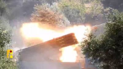 Хизбалла показала, как обстреливала Израиль ракетами - видео