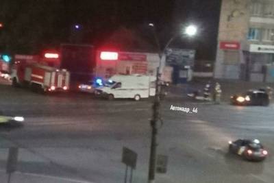 В Курске сегодня ночью пьяный пешеход пострадал в ДТП