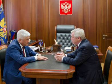 Донской губернатор встретился с главой МВД России