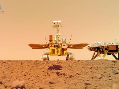 Китайский марсоход преодолел более 800 метров поверхностью Марса