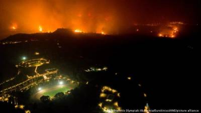 В Греции за сутки возникло 98 новых пожаров